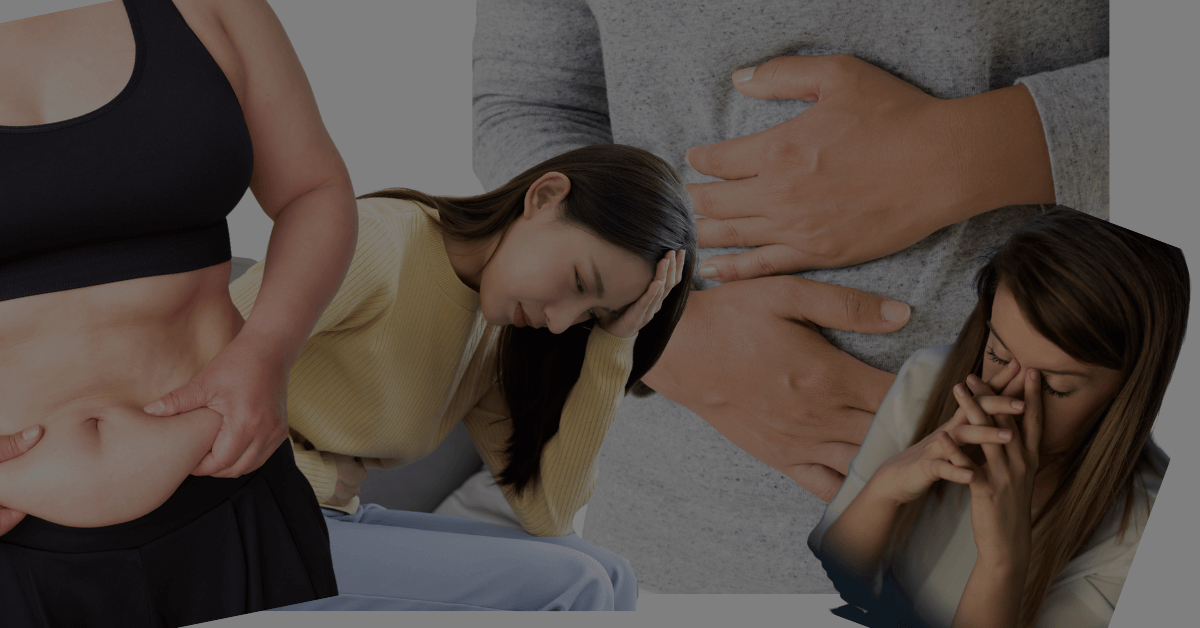 fettbauch, krämpfe, aufgebläht